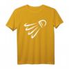 Badminton T-Shirt für Spieler & Fans – Klassisch geschnitten, doppelt genähter Saum, perfekte Badminton Ausrüstung und Geschenkidee