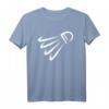 Badminton T-Shirt für Spieler & Fans – Klassisch geschnitten, doppelt genähter Saum, perfekte Badminton Ausrüstung und Geschenkidee
