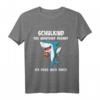 Kinder Hai Einschulung 2023 T-Shirt – Lustiges Schulanfang Outfit & Geschenkidee für Jungen, Schultüte Füllung & Erstklässler