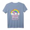 Einhorn Death Metal Regenbogen Geschenk T-Shirt – Sarkastisches Cartoon Einhorn Fan Shirt für Metal Liebhaber