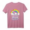Einhorn Death Metal Regenbogen Geschenk T-Shirt – Sarkastisches Cartoon Einhorn Fan Shirt für Metal Liebhaber