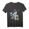 Kinder 4 Jahre alt Geburtstag Junge Pirat Party Geschenk T-Shirt - Perfektes Geburtstagsoutfit für kleine Piratenfans