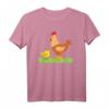 Huhn T-Shirt mit Henne und Küken – Süßes Bauernhof Motiv für Kinder, Damen und Herren