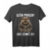 Guten Morgen Ganz Dünnes Eis - Lustiges Katzen T-Shirt für Morgenmuffel mit Humor, ideal als Geschenk