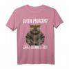 Guten Morgen Ganz Dünnes Eis - Lustiges Katzen T-Shirt für Morgenmuffel mit Humor, ideal als Geschenk