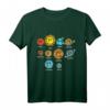 Kinder Sun And Planets Pluto Kawaii Space Solar System Astronomie T-Shirt - Perfektes Geschenk für Geburtstage, Weihnachten & Feiertage