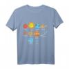 Kinder Sun And Planets Pluto Kawaii Space Solar System Astronomie T-Shirt - Perfektes Geschenk für Geburtstage, Weihnachten & Feiertage
