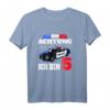 Kinder Polizei T-Shirt zum 5. Geburtstag - Lustiges Geschenk für Jungen mit Polizeiauto & Sirenen