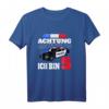 Kinder Polizei T-Shirt zum 5. Geburtstag - Lustiges Geschenk für Jungen mit Polizeiauto & Sirenen