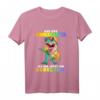 Kinder Schulkind 2024 T-Shirt mit Dinosaurier - Lustiges Abschiedsshirt für Jungen & Mädchen zum Schulstart & Einschulung