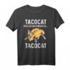 Tacocat Spelled Backward Is Tacocat - Lustiges Katzen- und Taco-Shirt für Tierliebhaber, Geschenkidee für Katzenfans