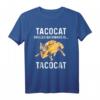 Tacocat Spelled Backward Is Tacocat - Lustiges Katzen- und Taco-Shirt für Tierliebhaber, Geschenkidee für Katzenfans