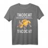 Tacocat Spelled Backward Is Tacocat - Lustiges Katzen- und Taco-Shirt für Tierliebhaber, Geschenkidee für Katzenfans