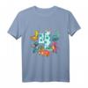 Kinder Geburtstagsshirt 4 Jahre Junge Dinosaurier Dino Geschenk T-Shirt – Lustiges Dino Motiv für Geburtstag, Weihnachten & Einschulung