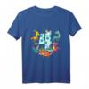 Kinder Geburtstagsshirt 4 Jahre Junge Dinosaurier Dino Geschenk T-Shirt – Lustiges Dino Motiv für Geburtstag, Weihnachten & Einschulung