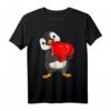 Pinguin Damen Mädchen Kinder T-Shirt mit Herz - Süßes Pinguin Outfit als Geschenk für Pinguin-Fans zu Valentinstag, Geburtstag & Weihnachten