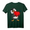 Pinguin Damen Mädchen Kinder T-Shirt mit Herz - Süßes Pinguin Outfit als Geschenk für Pinguin-Fans zu Valentinstag, Geburtstag & Weihnachten