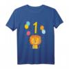 Kinder 1. Geburtstag Löwe T-Shirt – Niedliches Geburtstagsoutfit für kleine Geburtstagskinder, perfekt für Dschungel Motto und Tierliebhaber