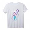 Kinder 9. Geburtstag Meerjungfrau T-Shirt – Lustiges Geburtstagsgeschenk für neunjährige Mädchen und Jungen, ideal für den Kindergarten & Feier