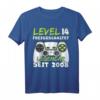 Level 14 Geburtstag Jungen T-Shirt - Lustiges Gaming Geschenk und Deko für 14-Jährige