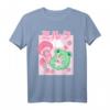 Niedliches Cottagecore Frosch Erdbeere Retro 90er Kawaii T-Shirt - Perfekt für Anime- und Manga-Fans, Otaku & Japankultur-Liebhaber