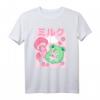 Niedliches Cottagecore Frosch Erdbeere Retro 90er Kawaii T-Shirt - Perfekt für Anime- und Manga-Fans, Otaku & Japankultur-Liebhaber