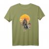 Star Wars The Mandalorian The Child Sunset Walk Portrait T-Shirt – Offiziell lizenziertes Merchandise für Fans