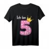 Kinder 5. Geburtstag Mädchen Outfit - Ich Bin Schon 5 T-Shirt für einen besonderen Geburtstag 2016 geboren