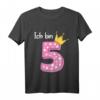 Kinder 5. Geburtstag Mädchen Outfit - Ich Bin Schon 5 T-Shirt für einen besonderen Geburtstag 2016 geboren