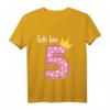 Kinder 5. Geburtstag Mädchen Outfit - Ich Bin Schon 5 T-Shirt für einen besonderen Geburtstag 2016 geboren