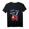 Kinder Ich bin 2 Jahre alt Feuerwehr T-Shirt zum 2. Geburtstag für Jungen – Süßes Feuerwehr-Motiv für den besonderen Tag