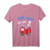 Kinder Ich bin 2 Jahre alt Feuerwehr T-Shirt zum 2. Geburtstag für Jungen – Süßes Feuerwehr-Motiv für den besonderen Tag