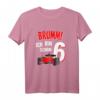 Kinder Rennauto T-Shirt für 6-Jährige - Geburtstagsshirt für Jungen und Mädchen, tolles Rennfahrer Geschenk für kleine Autoliebhaber