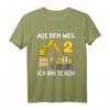 Kinder 2. Geburtstag T-Shirt für Jungen mit Bagger - Lustiges Baustellenfahrzeug Design, Perfekt als Geschenk & Party Outfit zum 2. Geburtstag