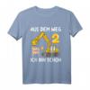 Kinder 2. Geburtstag T-Shirt für Jungen mit Bagger - Lustiges Baustellenfahrzeug Design, Perfekt als Geschenk & Party Outfit zum 2. Geburtstag