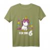 Kinder T-Shirt für 6 Jahre Mädchen mit Einhorn-Design - Süßes Geburtstagsgeschenk für Mädchen & Einhornfans