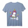 Kinder T-Shirt für 6 Jahre Mädchen mit Einhorn-Design - Süßes Geburtstagsgeschenk für Mädchen & Einhornfans