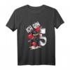 Kinder Ninja T-Shirt 'Ich bin 5' – Perfektes Geschenk für den 5. Geburtstag von Jungen und Mädchen, ideal für die Geburtstagsfeier