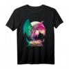 Feuerdrache mit Fantasy-Hintergrund T-Shirt für Kinder, Jugendliche & Erwachsene – Perfekt als Geschenk für Fantasy-, Buch- und Kreaturenliebhaber