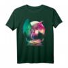 Feuerdrache mit Fantasy-Hintergrund T-Shirt für Kinder, Jugendliche & Erwachsene – Perfekt als Geschenk für Fantasy-, Buch- und Kreaturenliebhaber