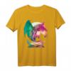 Feuerdrache mit Fantasy-Hintergrund T-Shirt für Kinder, Jugendliche & Erwachsene – Perfekt als Geschenk für Fantasy-, Buch- und Kreaturenliebhaber