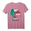 Feuerdrache mit Fantasy-Hintergrund T-Shirt für Kinder, Jugendliche & Erwachsene – Perfekt als Geschenk für Fantasy-, Buch- und Kreaturenliebhaber