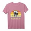 Herren Papitän Vater Kapitän T-Shirt – Lustiges Vintage Vatertagsgeschenk für Ehemann, Papa, Opa & Vater mit Spruch