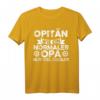 Opitän wie ein normaler Opa Kapitän Geschenk T-Shirt – Humoriges Boots- und Segelmotiv für coole Opas