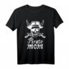 Piraten Mama Fasching Karneval Partnerlook T-Shirt – Lustiges Piraten Kostüm für Familie, Kinder & Mama für Fasching, Karneval & Piratenparty