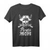 Piraten Mama Fasching Karneval Partnerlook T-Shirt – Lustiges Piraten Kostüm für Familie, Kinder & Mama für Fasching, Karneval & Piratenparty