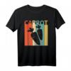 Retro Möhre Karotte T-Shirt – Lustiges Gemüse-Design für Veganer, Vegetarier & als Geschenk zu Weihnachten, Geburtstag oder Halloween