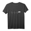 Katze Herzschlag DNA Katzen Mama T-Shirt – Lustiges Geschenk für Katzenliebhaberinnen und -liebhaber