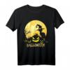Halloween Schwarze Katze Hexe T-Shirt - Gruseliges Kostüm für Katzen- und Halloween-Fans, Damen, Herren & Kinder