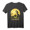 Halloween Schwarze Katze Hexe T-Shirt - Gruseliges Kostüm für Katzen- und Halloween-Fans, Damen, Herren & Kinder